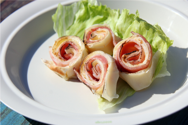 餃子の皮deベーコンチーズ巻き