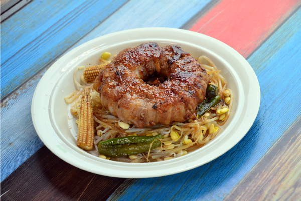 カリカリもちもち！車麩ポークロール